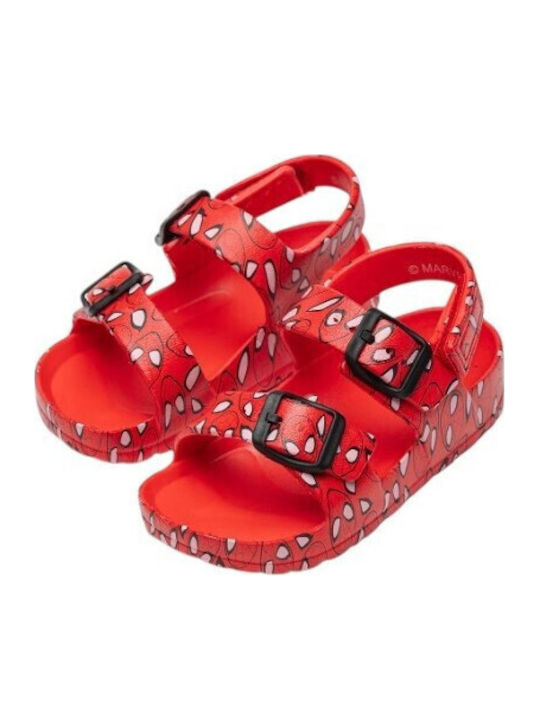 Spiderman Children's Beach Shoes Red