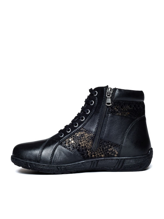 Stiefeletten Damen Schwarz