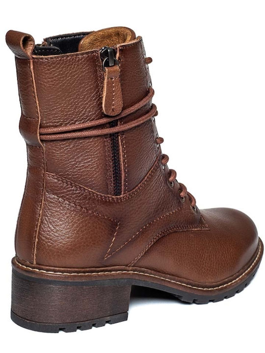 Stiefeletten Damen Braun