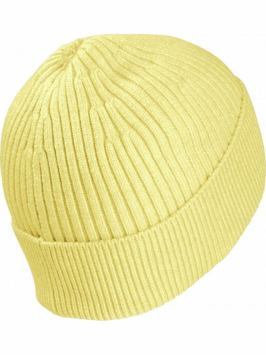 Beanie Unisex Beanie Knitted in Yellow color