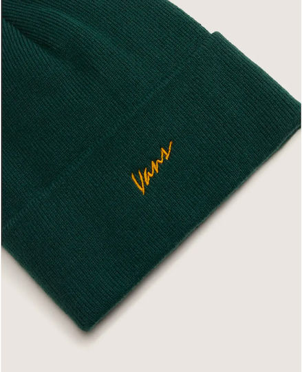 Tall Cuff Beanie Ανδρικός Σκούφος Πλεκτός σε Πράσινο χρώμα
