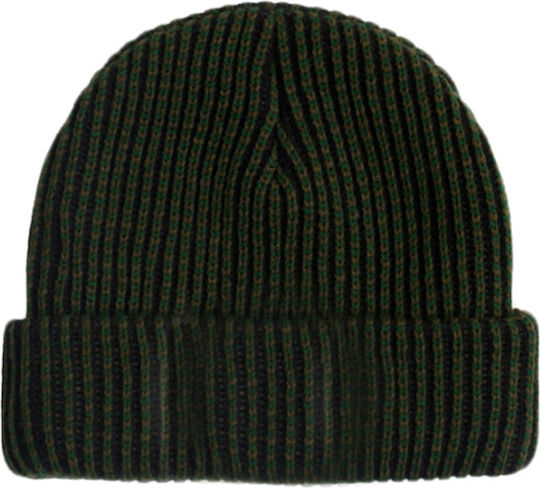 Beanie Ανδρικός Σκούφος Πλεκτός σε Πράσινο χρώμα