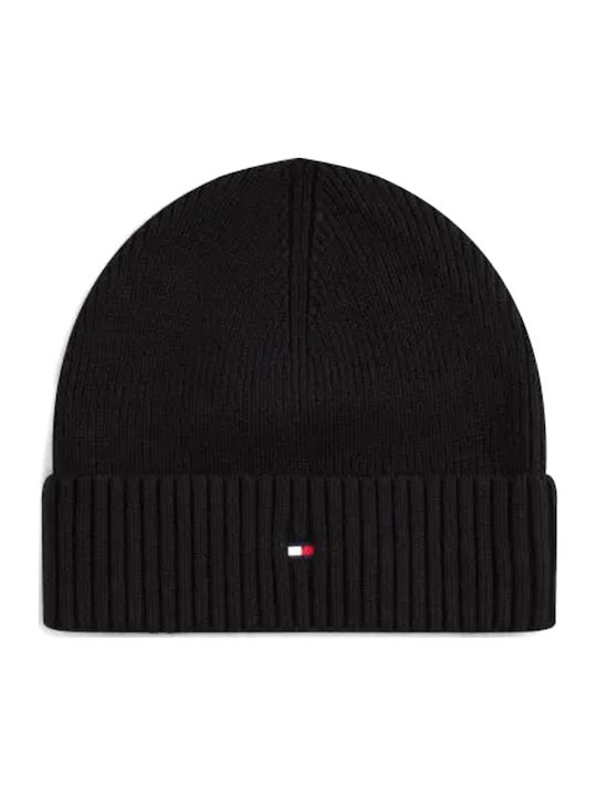 Flag Beanie Beanie Knitted in Black color