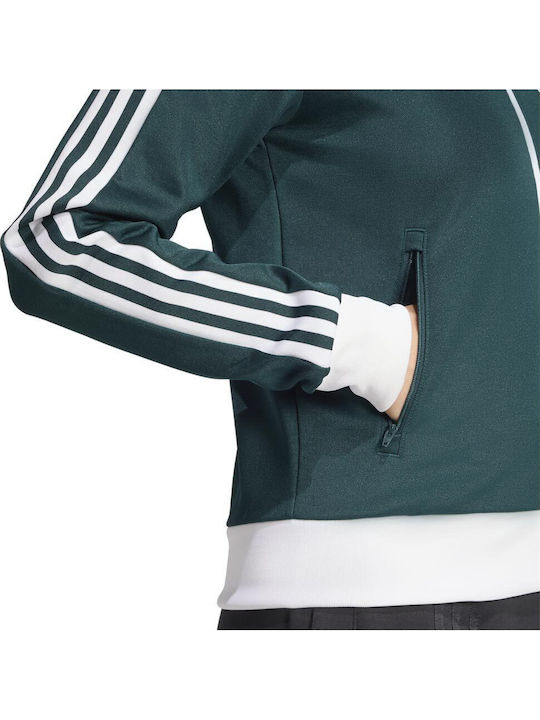 Track Top Γυναικεία Ζακέτα Φούτερ Aurivy/white