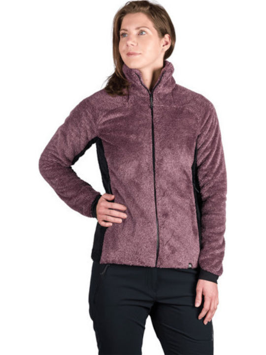 Damen Jacke in Burgundisch Farbe