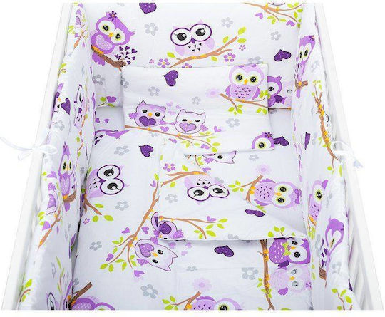 Baby Crib Bedding Set Purple
