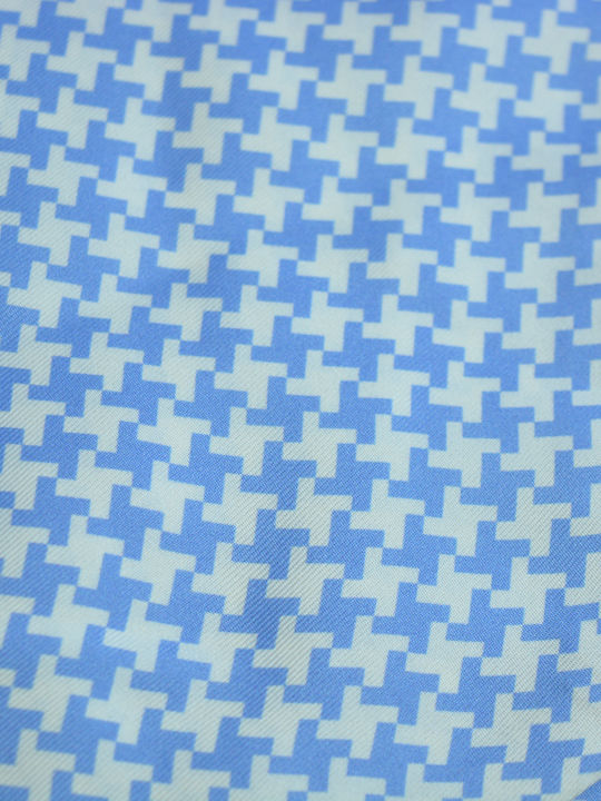 E-Ties Men's Tie Silk Printed in Blue Color