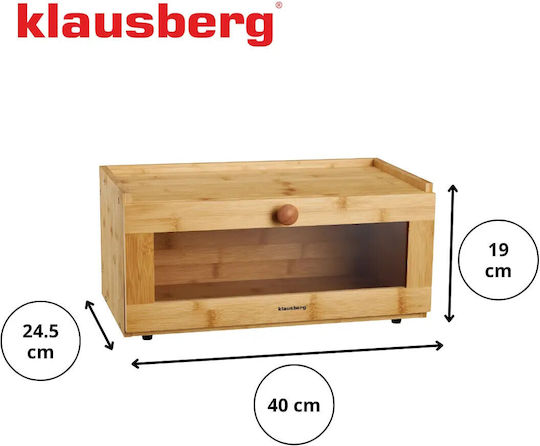 Klausberg Bread Box Plastic Brown