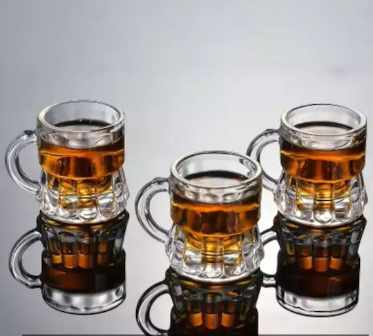 Set de pahare pentru bere din Sticlă 25ml 6buc