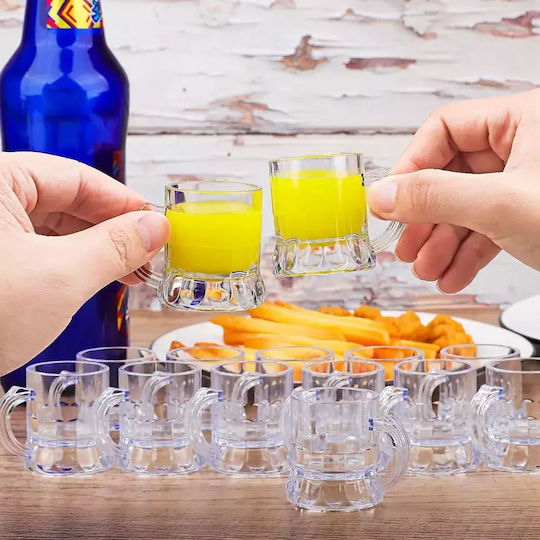 Set de pahare pentru bere din Sticlă 25ml 6buc