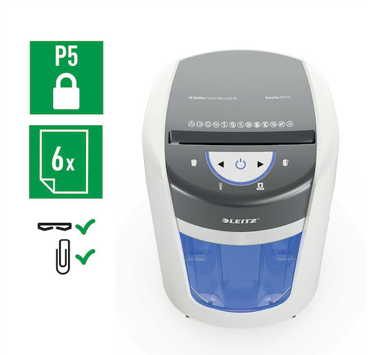 Leitz Micro Cut 6-Sheet Paper Shredder