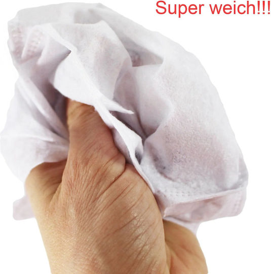 Nobamed Body Cleaning Gloves Patient Cleaning Glove for Bedridden / Patients Body 50 Pieces