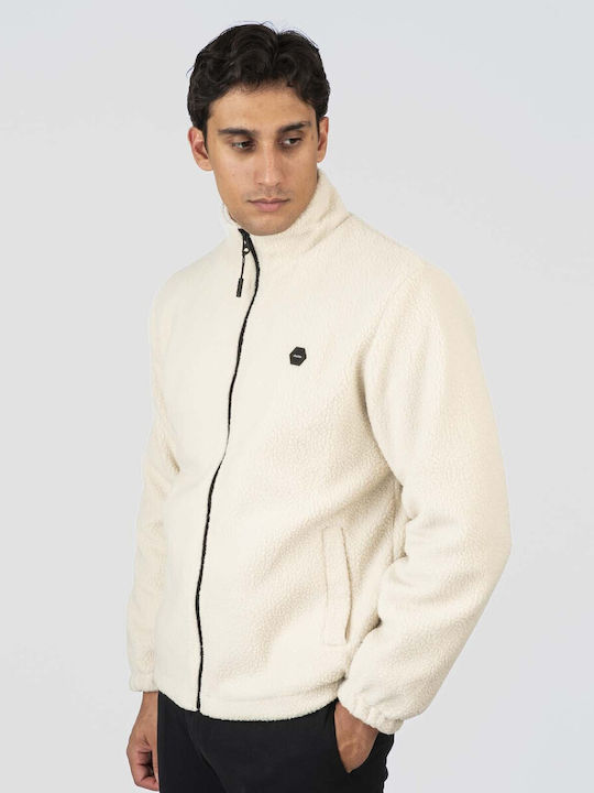 Мъжка Жилетка Fleece Off White