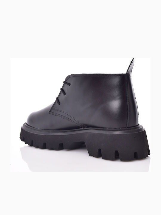 Leder Herrenschuhe Schwarz