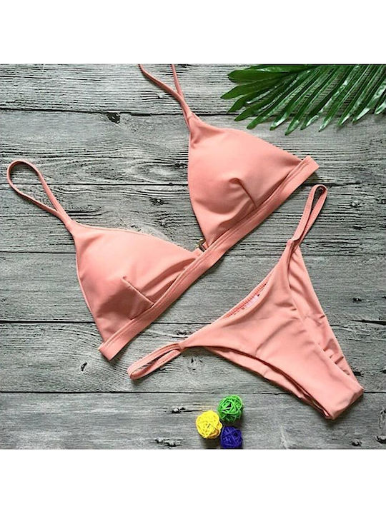 Set Bikini Brazil Ροζ