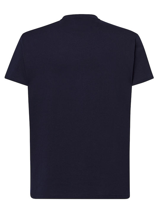Jhk T-shirt Ανδρικό Διαφημιστικό T-shirt Κοντομάνικο σε Navy Μπλε Χρώμα