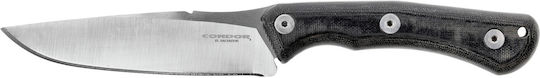 Condor Tool & Knives Μαχαίρι Μαύρο σε Θήκη