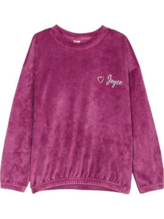 Kinder-Set mit Hose Winter 2Stück Purple