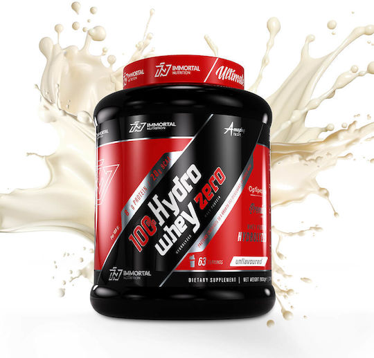 Immortal Nutrition 100% Hydro Whey Zero Πρωτεΐνη Ορού Γάλακτος με Γεύση Unflavoured 2kg