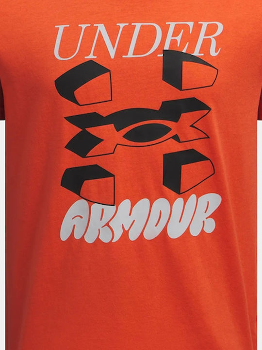 Παιδικό T-shirt Πορτοκαλί Big Logo Ss