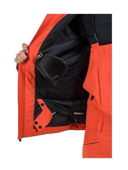 Rossignol RLNMJ22-407 Ανδρικό Μπουφάν για Σκι & Snowboard Πορτοκαλί