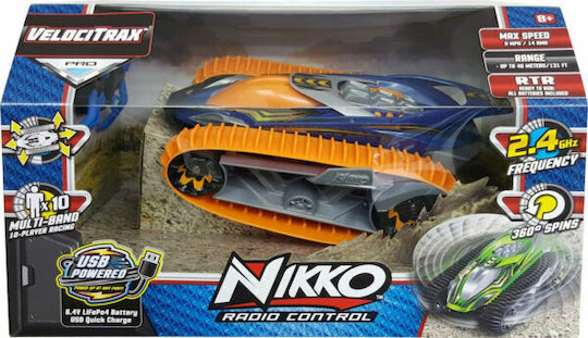 Nikko Velocitrax Electric Τηλεκατευθυνόμενο Άρμα Μάχης Πορτοκαλί
