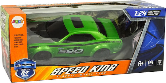Lean Toys Remote Controlled Car Green