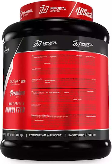 Immortal Nutrition 100% Hydro Whey Zero Protein Molke mit Geschmack Chocolate Banana 2kg