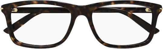 Gucci Men's Acetate Brown Tortoise Gucci GG1447O 002