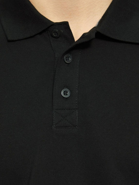 Polo Short Sleeve Blouse Black