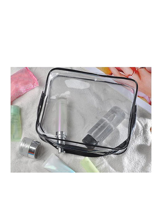 Set of Transparent Travel Toiletry Cosmetic Bags 3 Pieces Aria Trade Set of Transparent Travel Toiletry Cosmetic Bags 3 Pieces Aria Trade