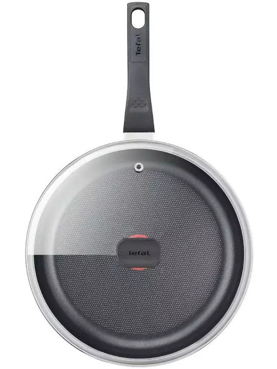 Tefal Simply Clean Pan With Lid made of Aluminum with Non-Stick Coating 24cm
