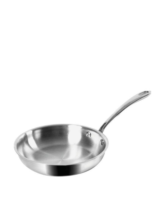 Sitram Τηγάνι από Ανοξείδωτο Ατσάλι 28cm