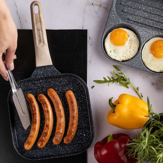 Klausberg Grill made of Cast Aluminum with Non-Stick Coating 36cm