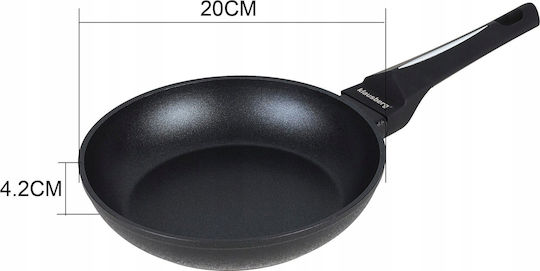 Klausberg Marmorierte Aluminium Pfanne mit Stein Innenbeschichtung 20cm