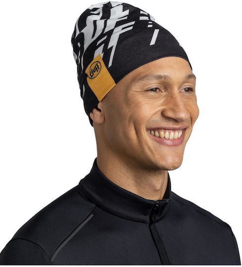 Ecostretch Beanie Unisex Beanie Knitted in Black color