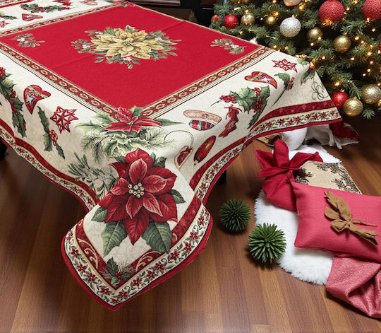 Linea Home Weihnachtlich Tischtuch Kunststoff L180xB140cm.