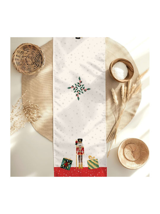 Lenjerii Deosebite Χριστουγεννιάτικος Καρυοθραύστης Μπεζ από Ύφασμα Ύψους 150εκ.