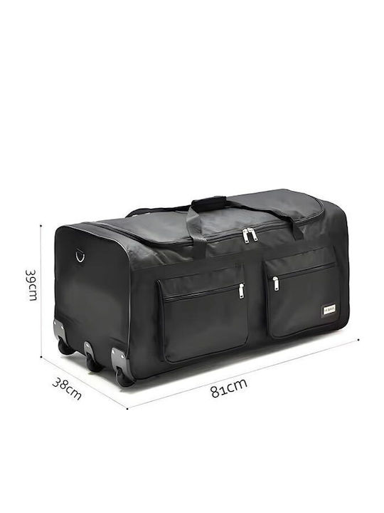 Cabin Fabric Travel Suitcase with 4 Wheels Height 39cm