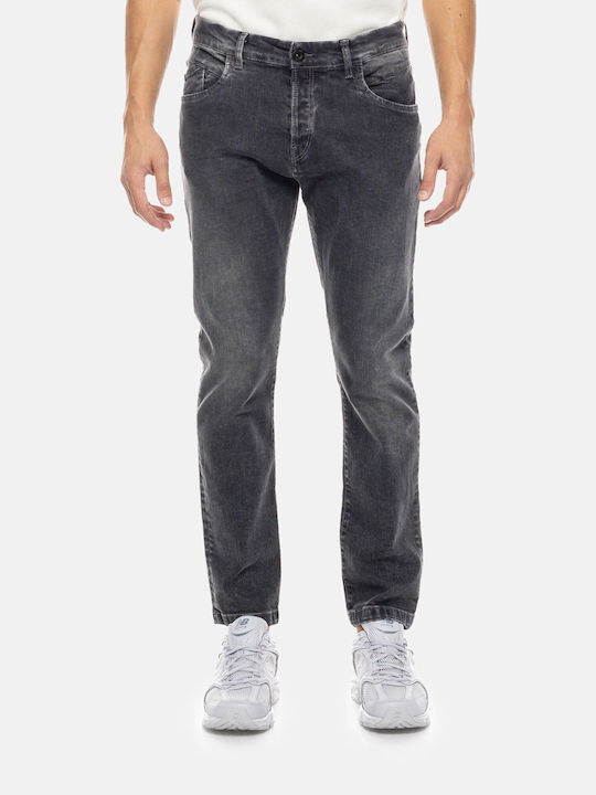 Men's Jeans Pants Cropped Grey