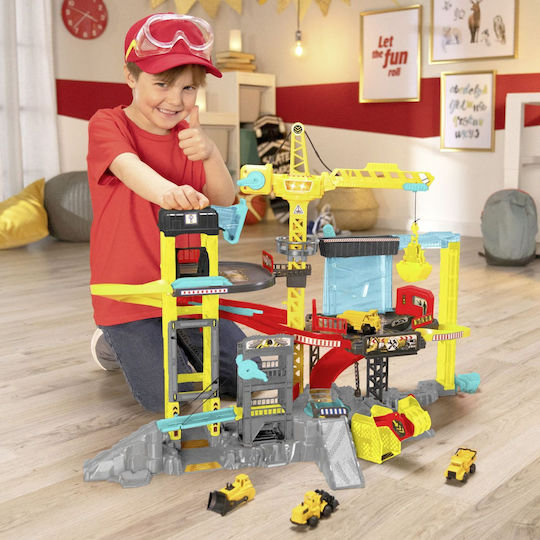 Dickie Toys Πίστα Εργοτάξιο 4 Δομικά Οχήματα – 203339001