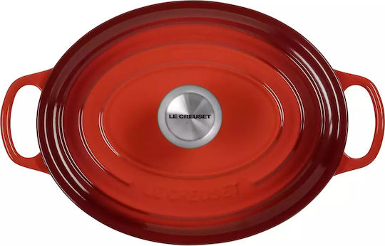 Le Creuset Signature Flacher Topf aus Gusseisen 7.5Es / 33cm