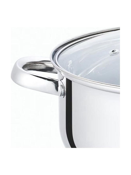 Cheffinger Deep Stainless Steel Pot 28cm
