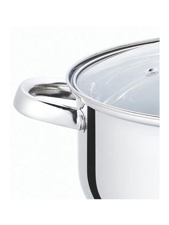 Cheffinger Βαθιά Ανοξείδωτη Κατσαρόλα 20cm