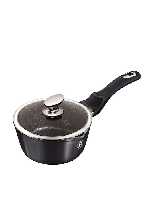 Berlinger Haus Metallic Line Carbon Pro Edition Κατσαρολάκι Γάλακτος από Αλουμίνιο 1.2lt / 16cm