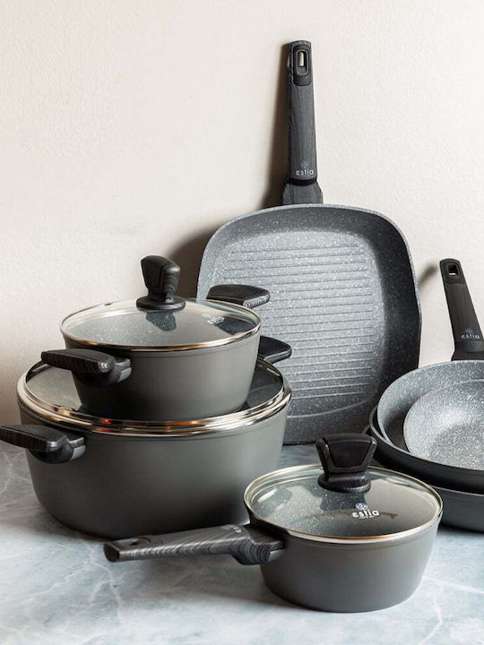 Estia Cuisson din Aluminiu 1.8lt / 18cm Black