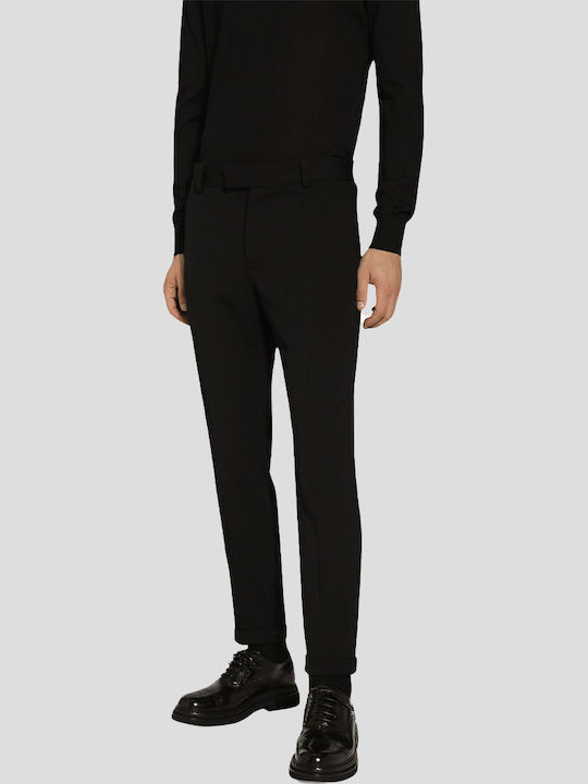 Men's Trousers Tapered Black