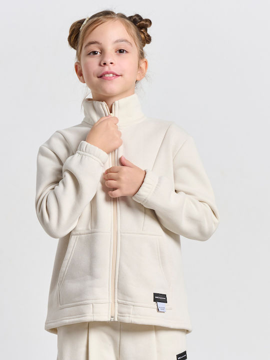 Athletic Kids Cardigan Cotton Porcelain Less Is More Minime