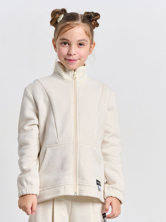 Athletic Kids Cardigan Cotton Porcelain Less Is More Minime