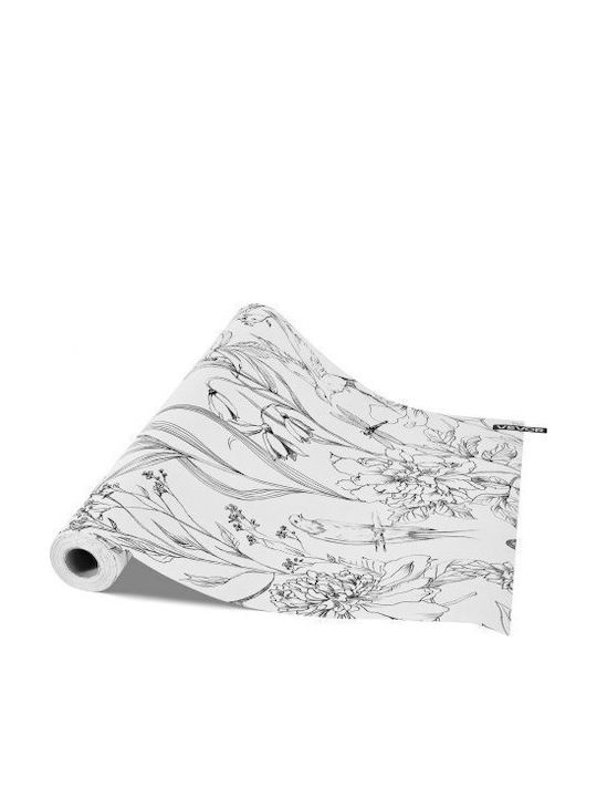 Self-adhesive Wall Wallpaper Vinyl White 45x45cm